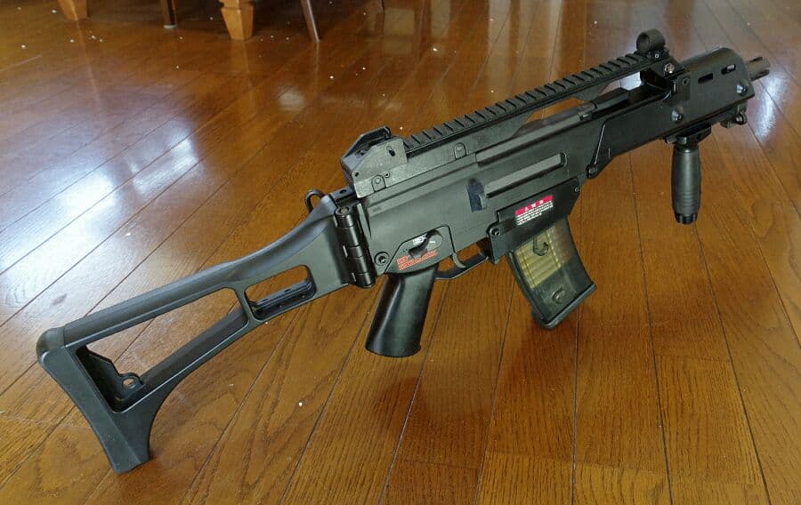 東京マルイ H&K G36C バーティカルフォアグリップ&470連射マガジン付き