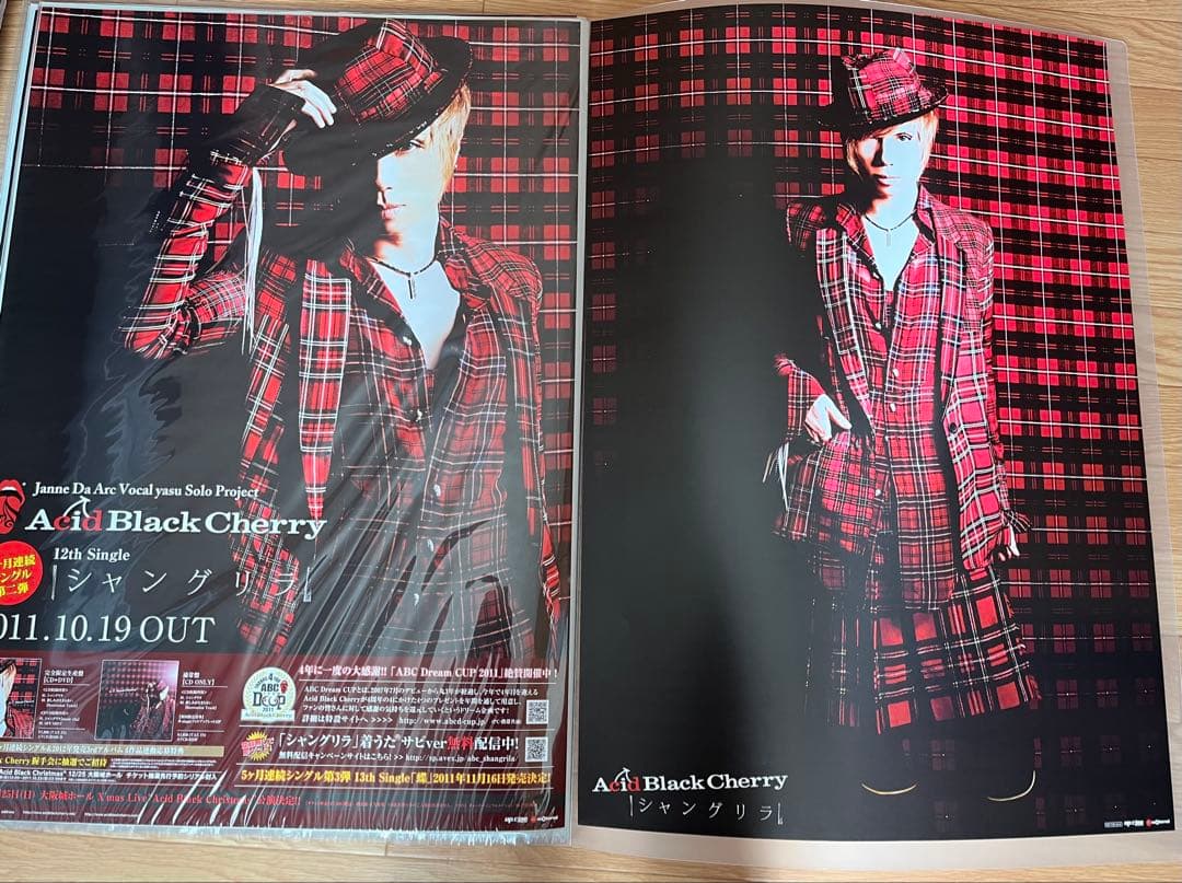 30枚Acid Black Cherry CD予約特典 非売品ポスター ①
