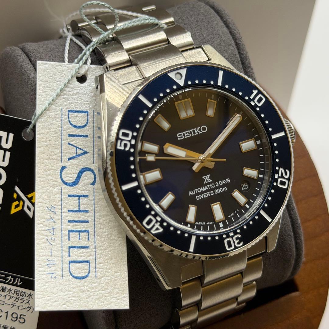 【新品未使用】セイコー　SBDC195 6R55-00G0 箱付　自動巻