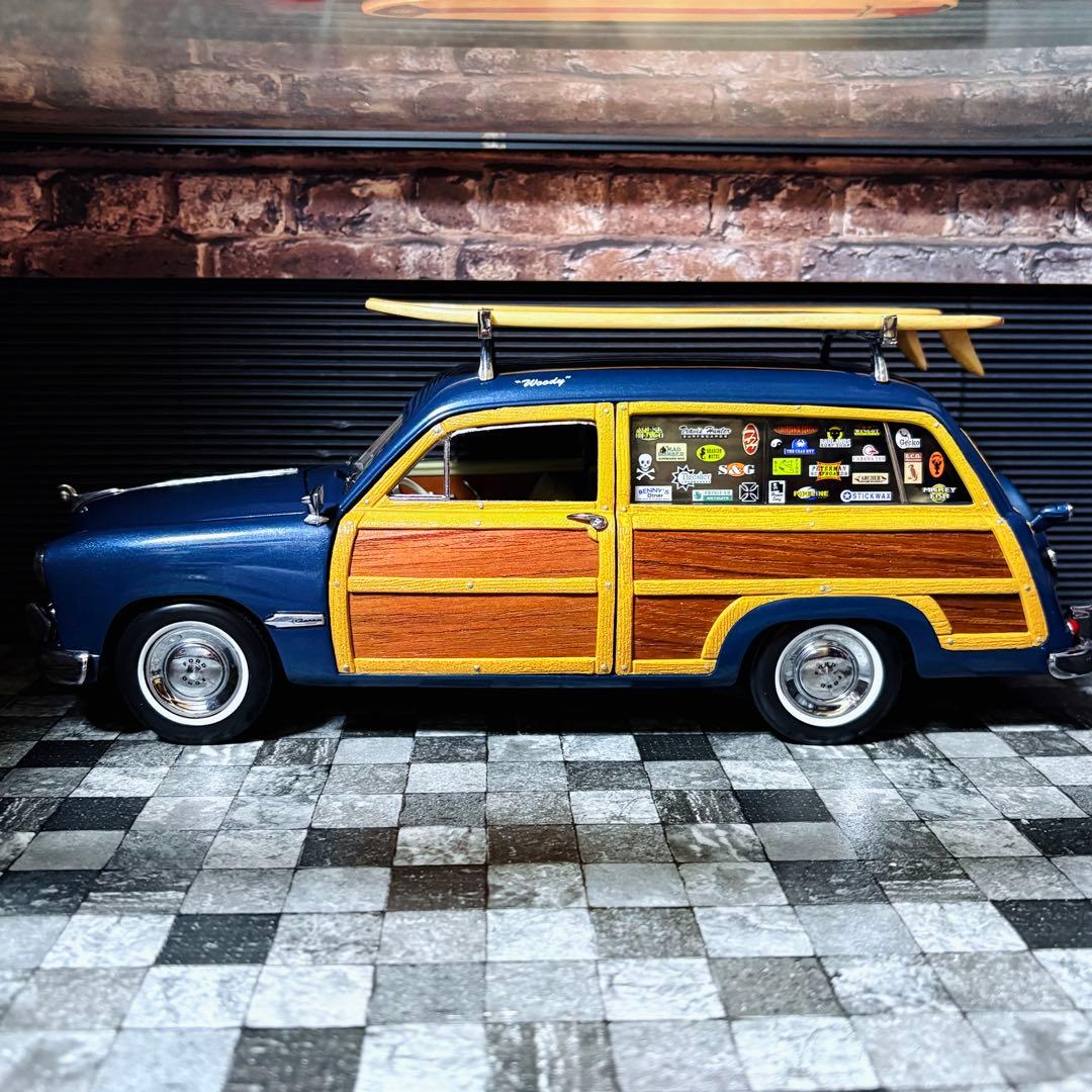 ワンオフカスタム 1/18 モーターシティー 1949 フォード ウッディワゴン