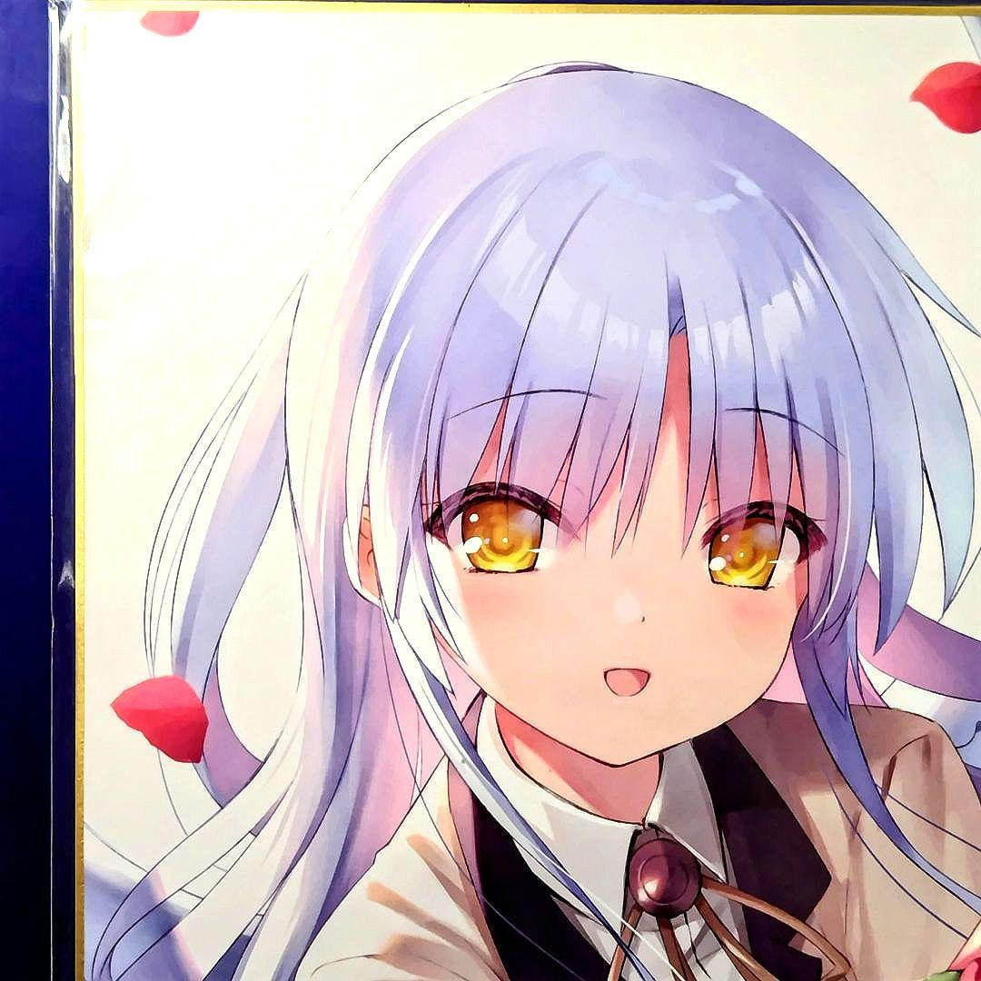 AngelBeats! key 天使ちゃん 立華かなで 花束 色紙 - メルカリ
