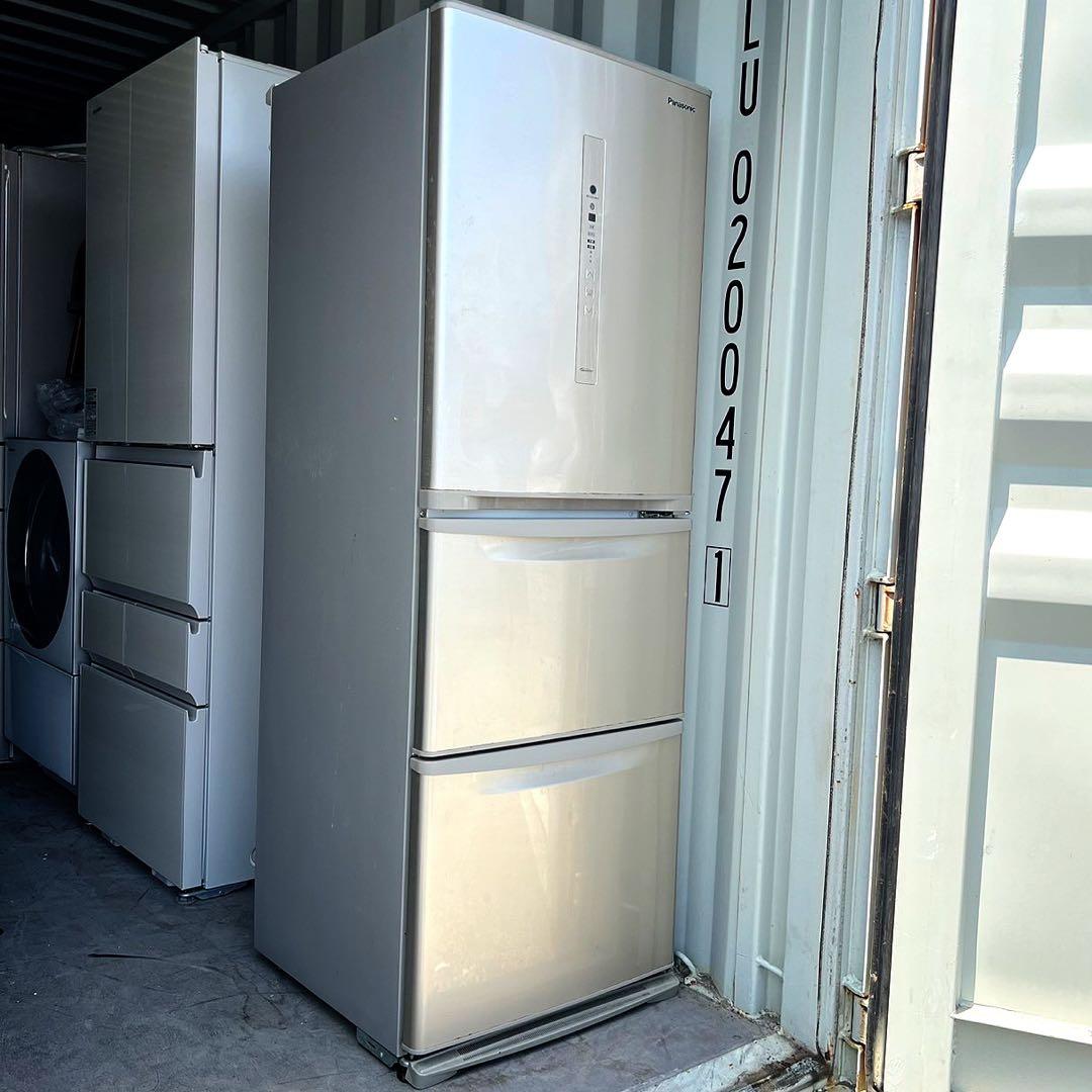 取付無料！パナソニック エコナビ搭載！スタイリッシュゴールド3ドア冷蔵庫！洗濯機