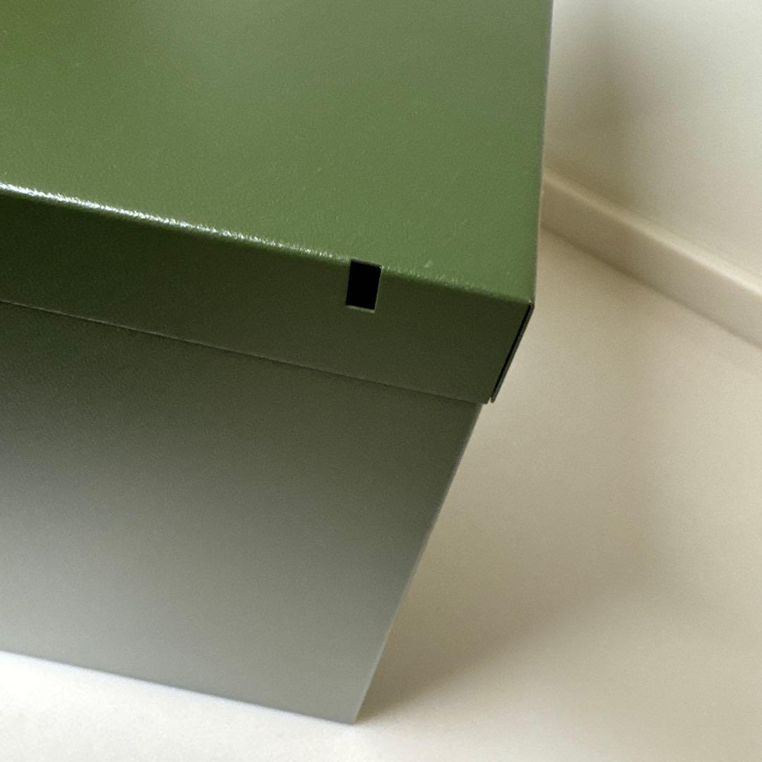 美品　ビスレー bisley キャビネット　引き出し　３段　オリーブ　グリーン系