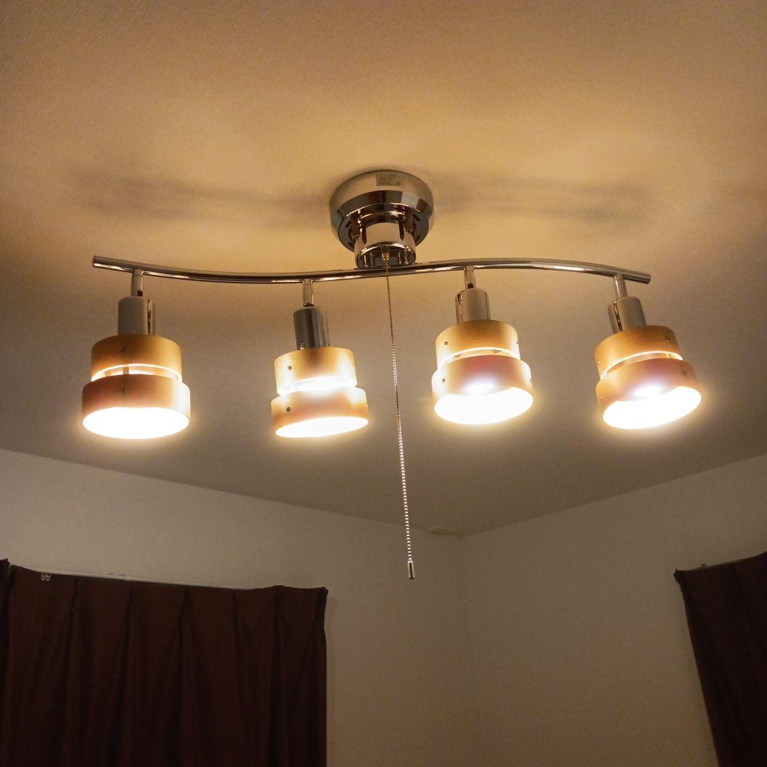 シーリングライト 4灯 2個セット 電球8個付き