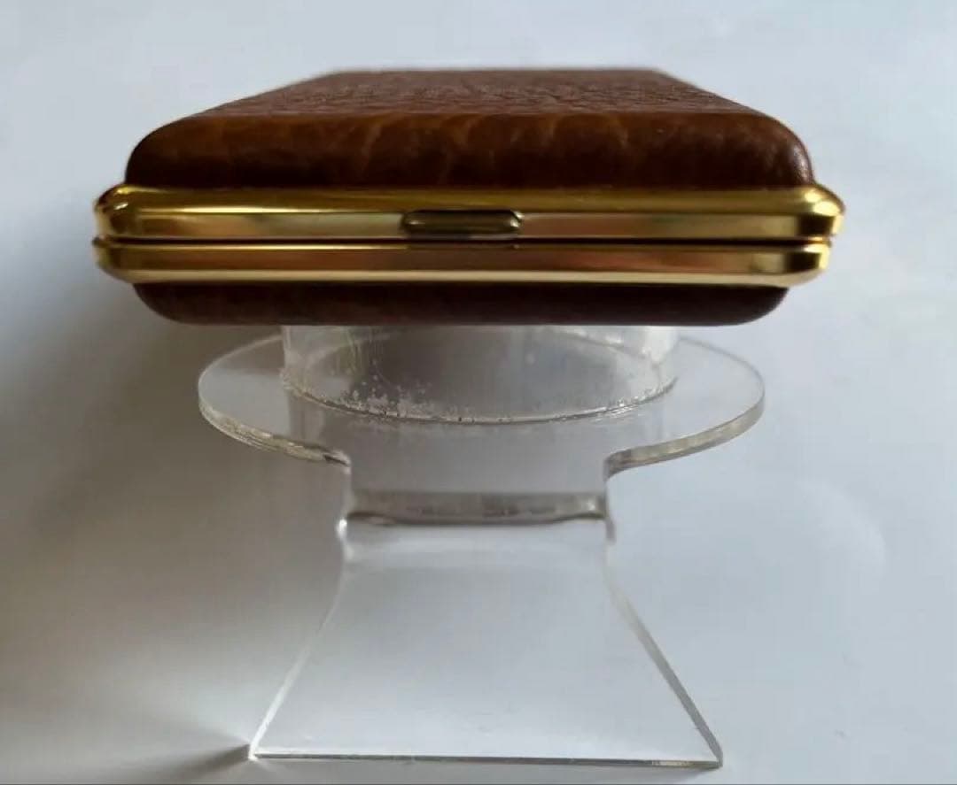 ⭐️【未使用】ゴールド ファイル 本皮 シガレット ケース カラチオラ 西ドイツ製