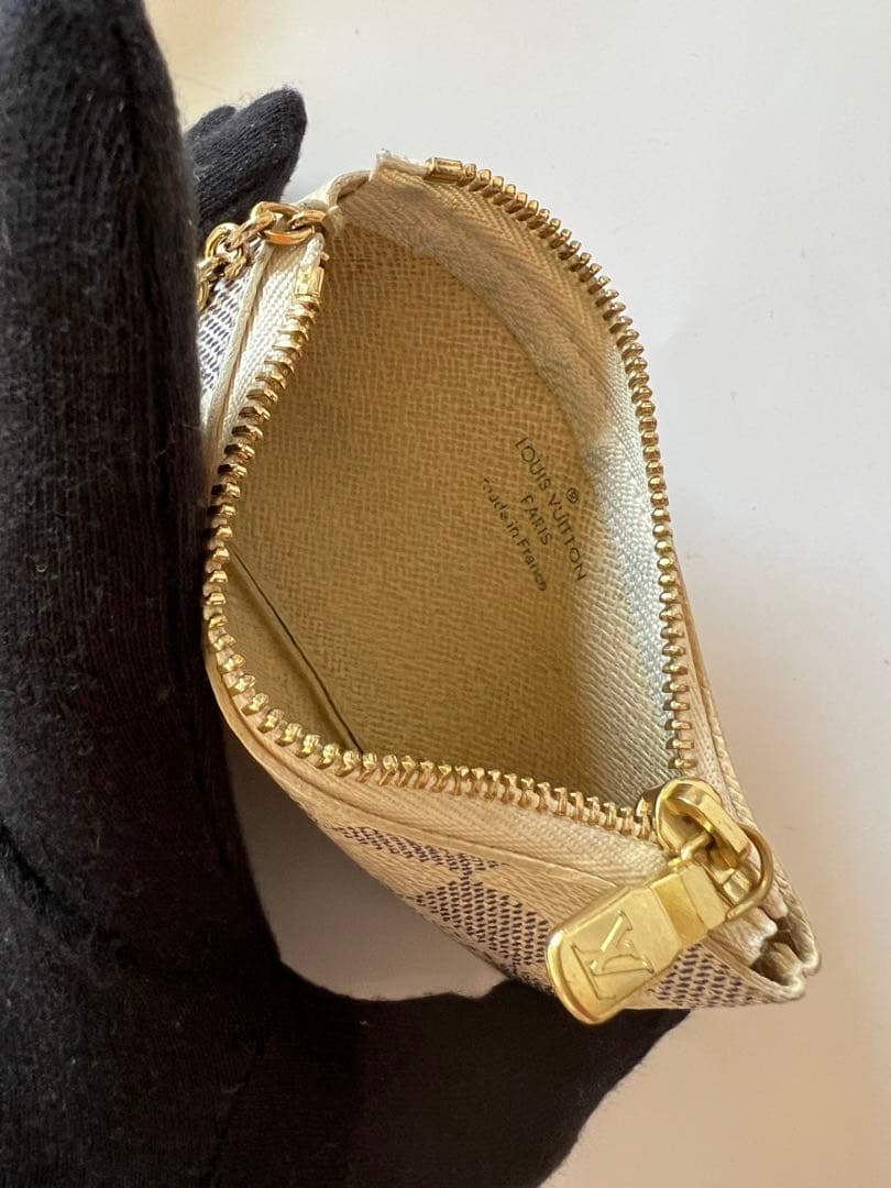 ヴィトン　アズール　ポシェットクレ　ケース　小銭入れ　N62659