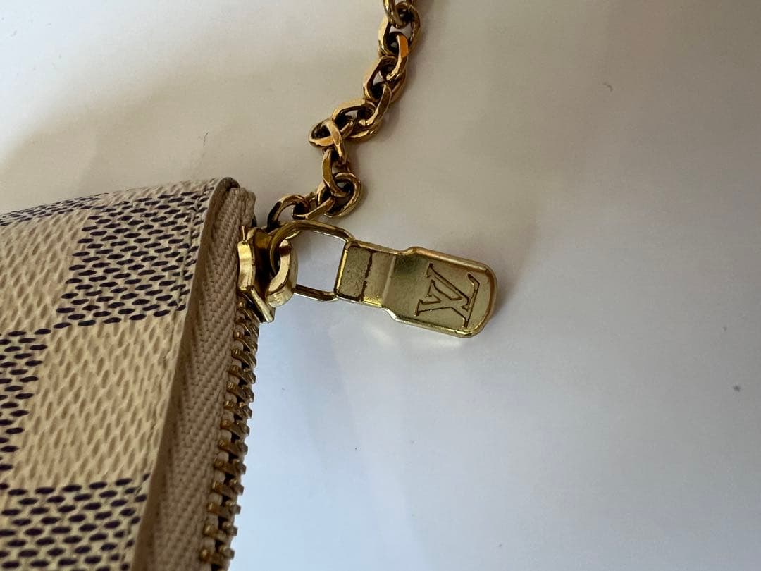 ヴィトン　アズール　ポシェットクレ　ケース　小銭入れ　N62659