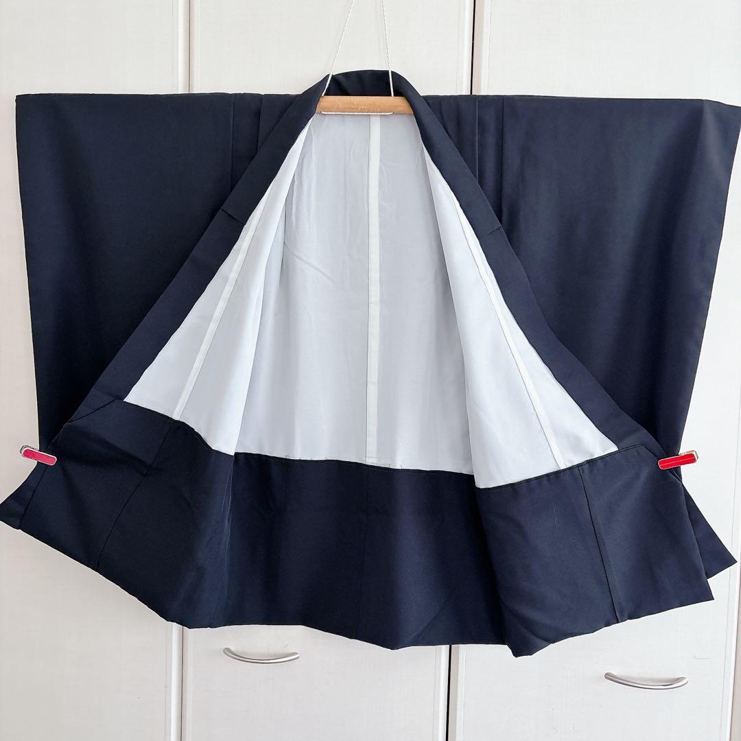 七五三　5歳　７歳　男児　男の子　羽織　袴セット　懐剣　角帯　着物　雪駄　黒