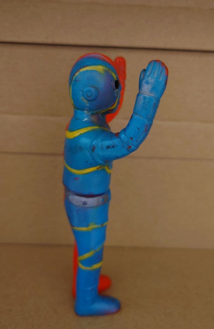 当時物】【タカトク】【希少品】人造人間キカイダー ソフビ ☆11cm