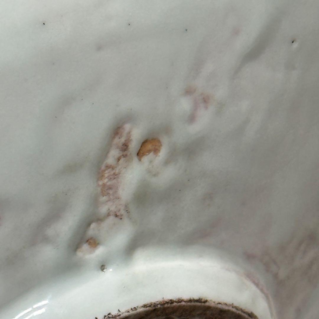 初期伊万里 吹墨兎文 七寸皿