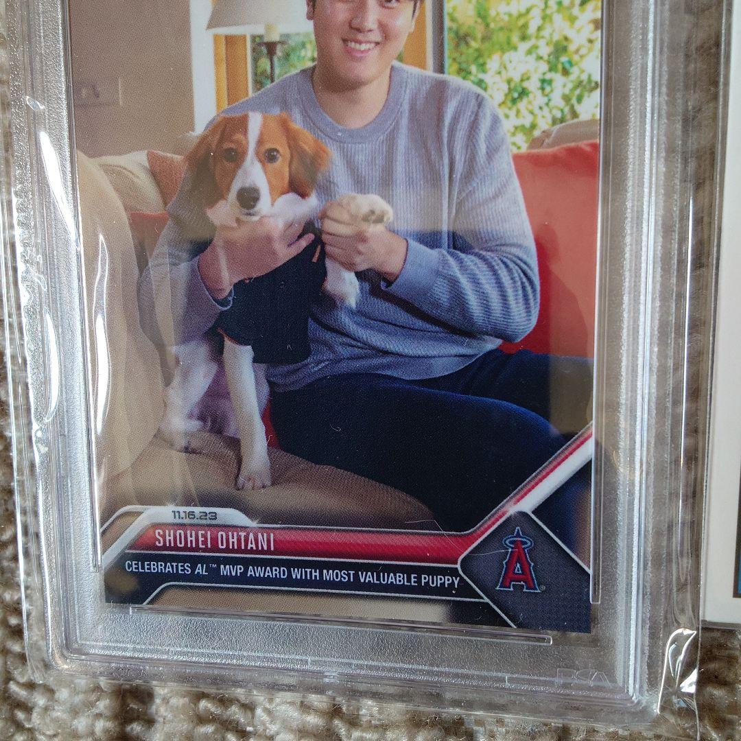 オマケ付き【PSA10】 大谷翔平 デコピン 2023MVP受賞記念カード - メルカリ