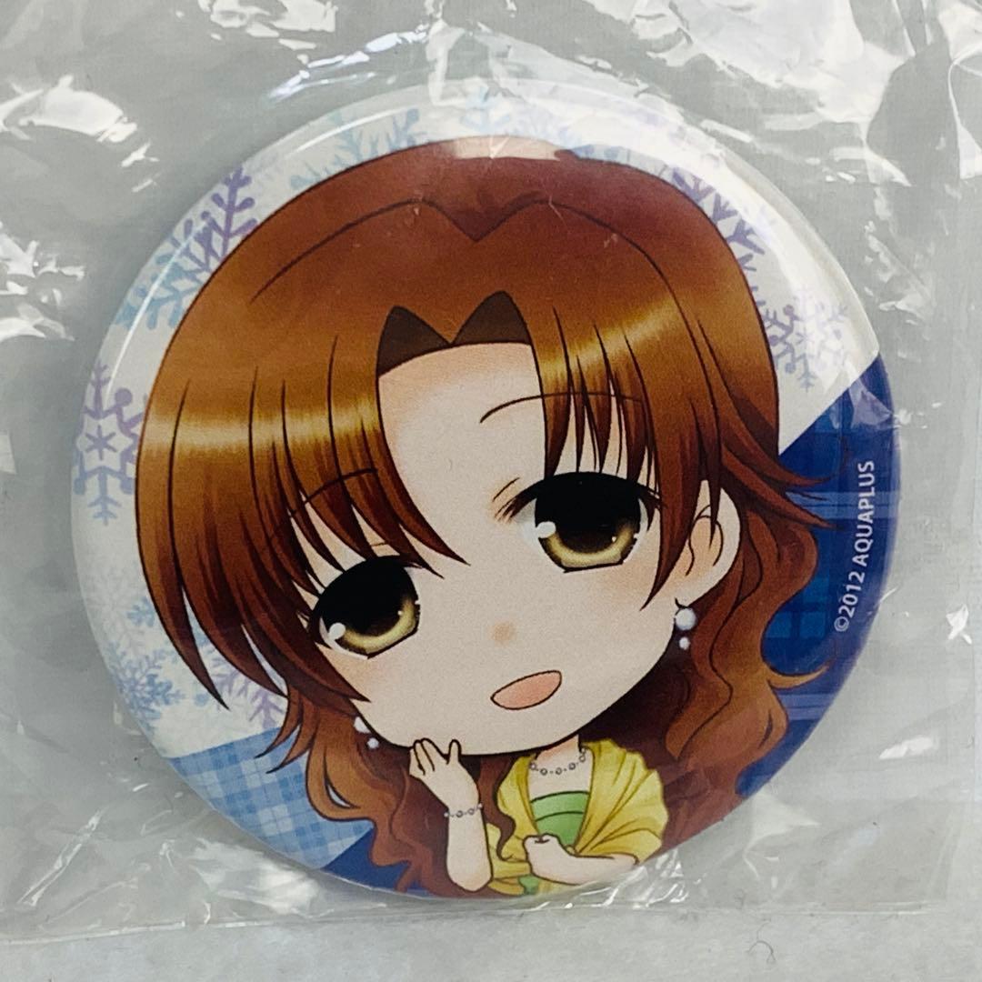 White album2 × NewType新宿　缶バッジ　風岡麻里&小木曽秋菜