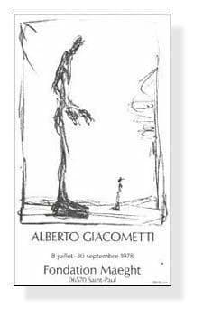 【額装済】o Giacometti《Dessin 1》アートポスター