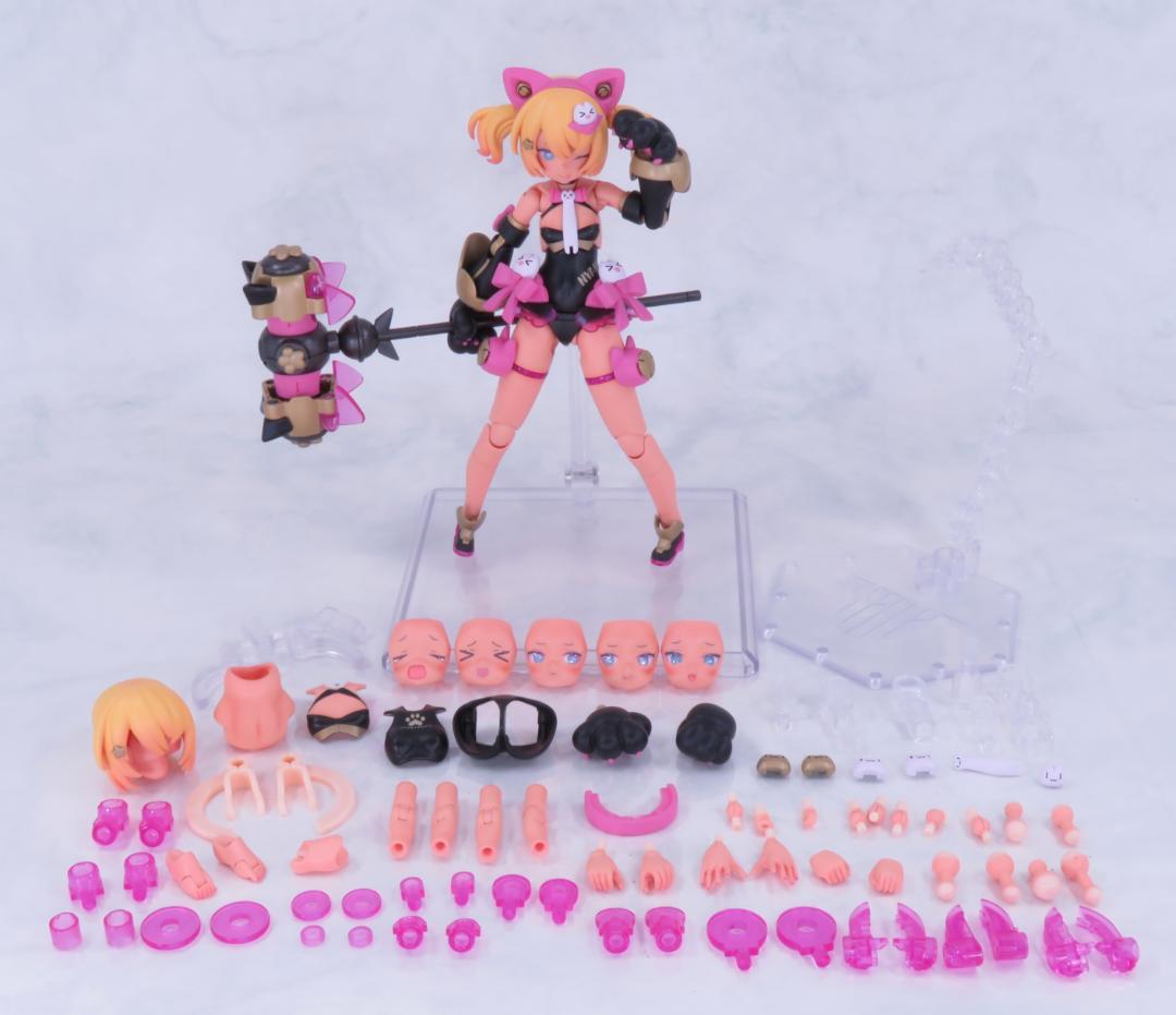 た*ー様 PUNI☆MOFU 黒マオ 改修 全塗装 完成品 コトブキヤ プラモデ