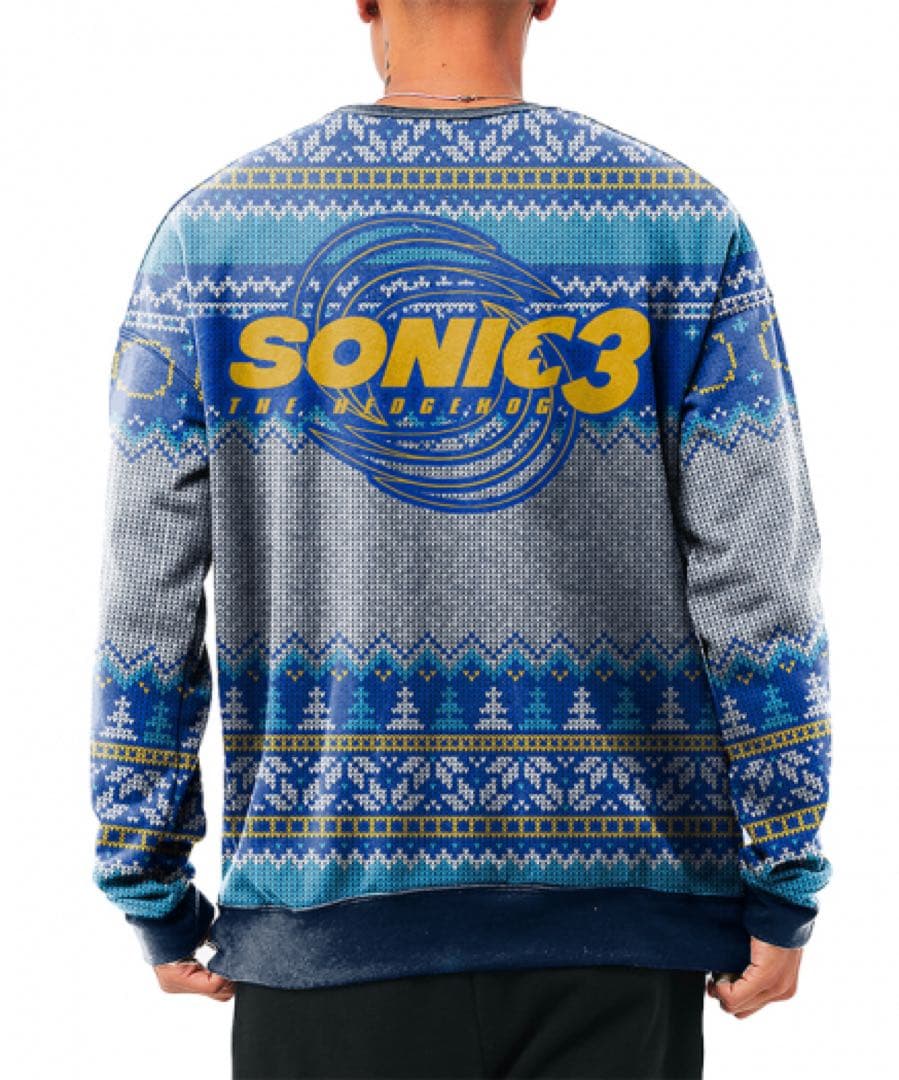 ソニック×シャドウ TOKYO MISSION セーター　Lサイズ