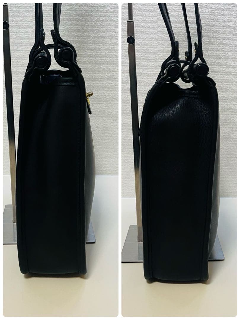 【激レア】OLD COACH USA製 ウィリスバッグ ブラック 肩掛け