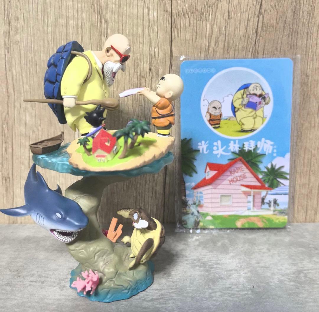 ドラゴンボール クリリン 孫悟空 亀仙人 フィギュア ガレージキット