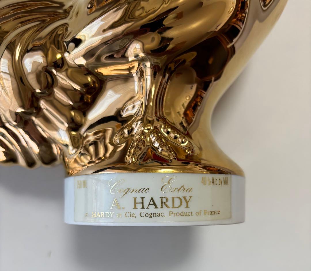 古酒 A.HARDY COGNAC ニワトリ 金陶器 750ml 40% 箱入 T116613328