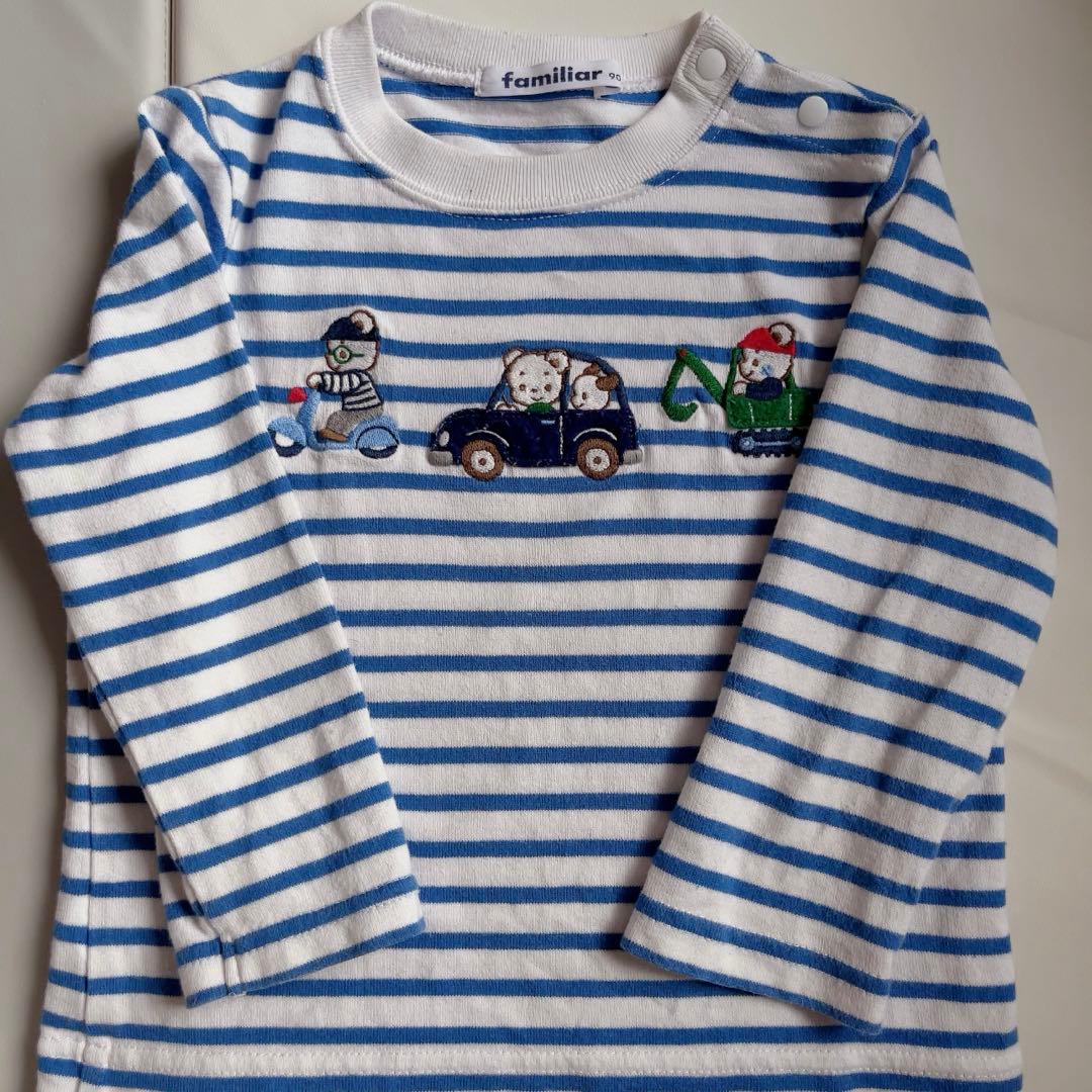 ファミリアTシャツ長袖シャツ90.100サイズ