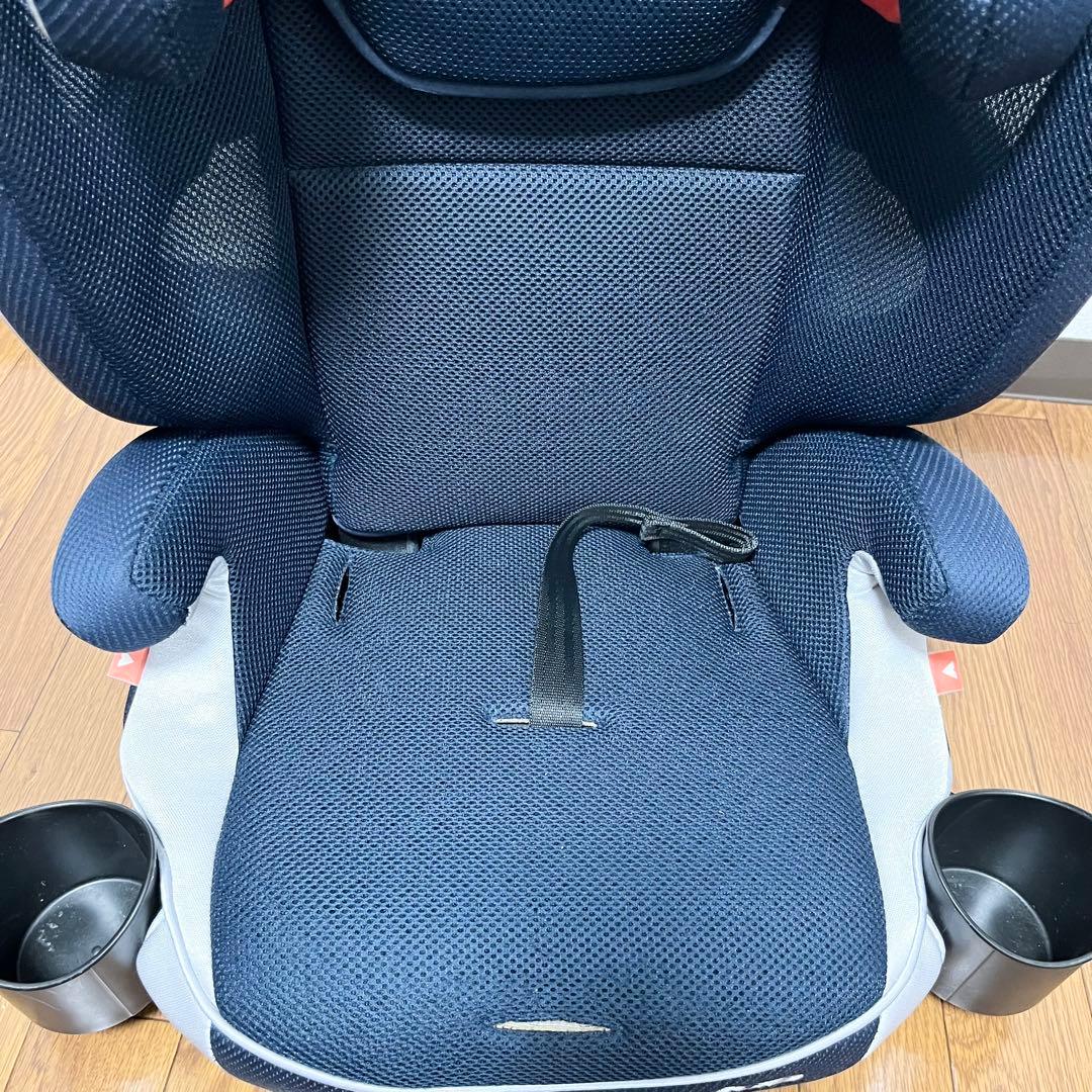 【極美品】ApricaアップリカジュニアシートエアグルーヴAG ネイビー