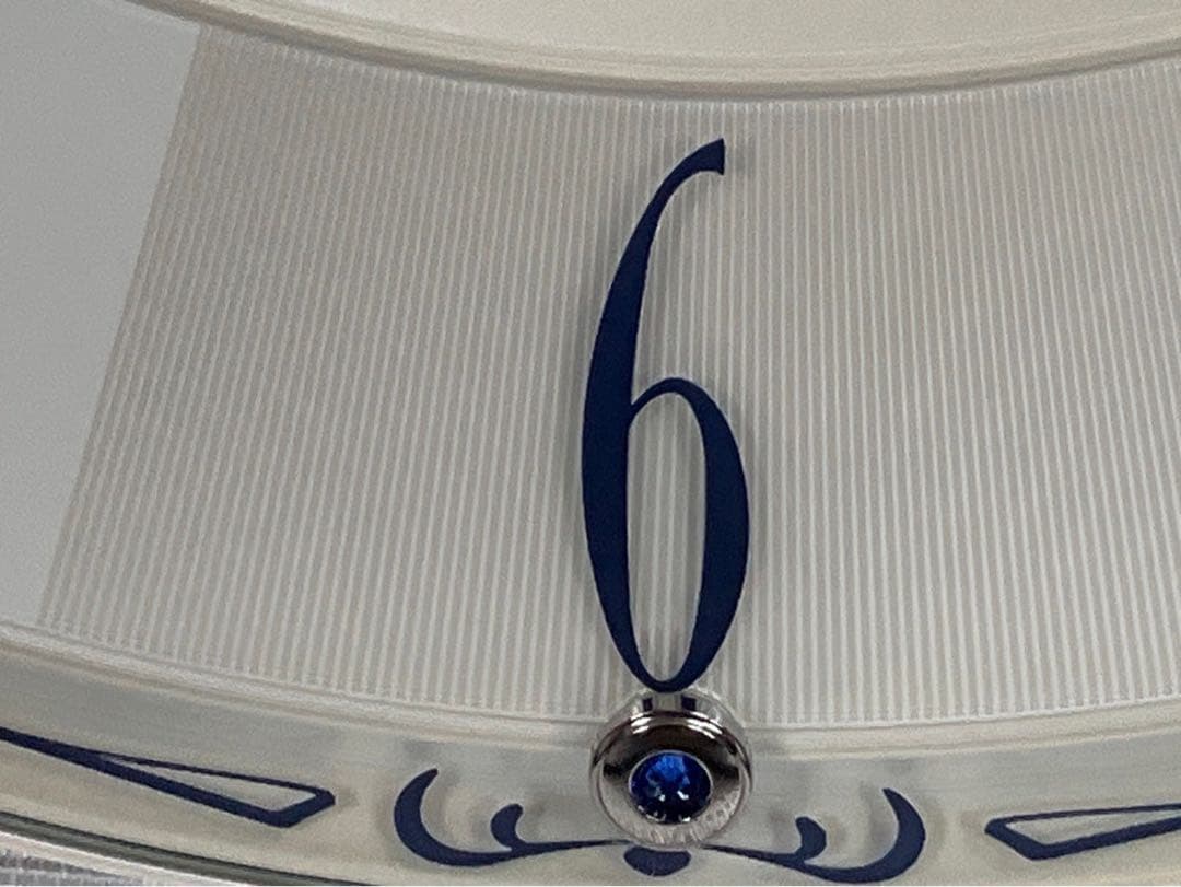 セイコークロック 掛け時計 白パール光沢 直径35.1×3.0cm KX504W