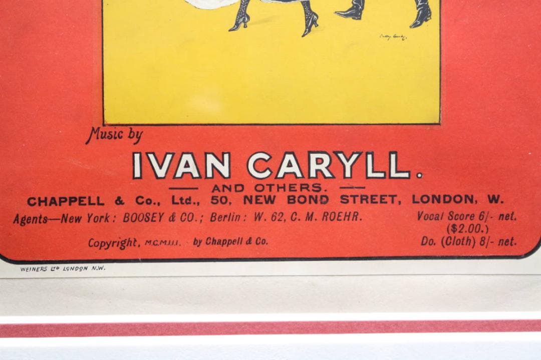 『The Girl from Kay's』 ポスター アンティーク ミュージカル