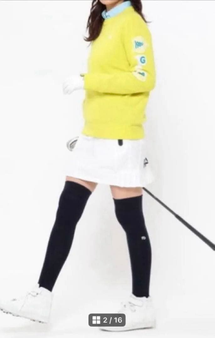 【タグ付新品】PEARLY GATES 秋冬 人気 プリーツ　中綿　スカート 1