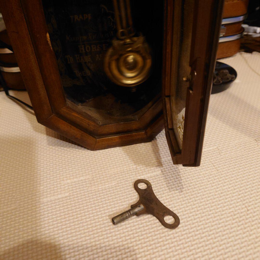 尾張時計　大正後期〜昭和初期戦前　振り子時計　ボンボン時計動作品