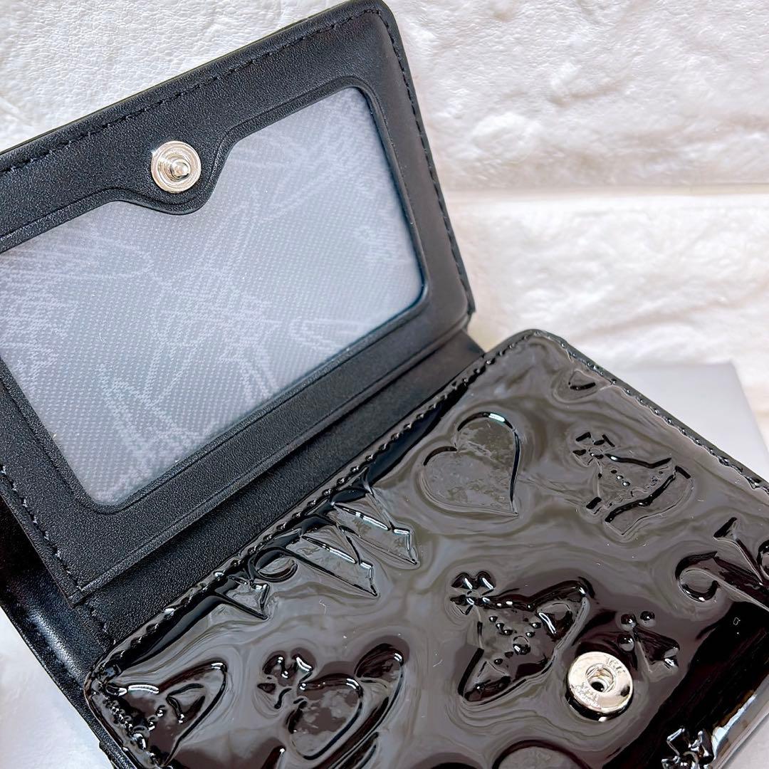 新作✨️】柄付き Vivienne Westwood 3つ折り財布 エナメル - メルカリ