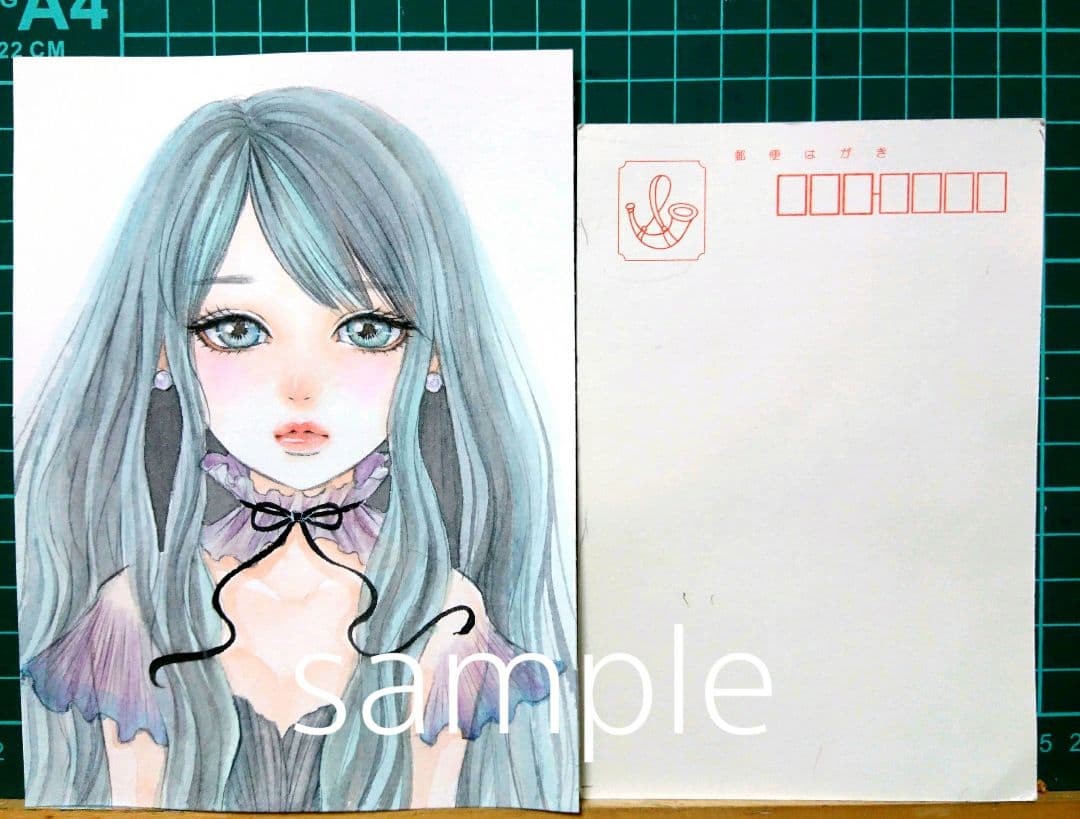 ■ポストカード■   《 セイレーン 》   オリジナル手描きイラスト