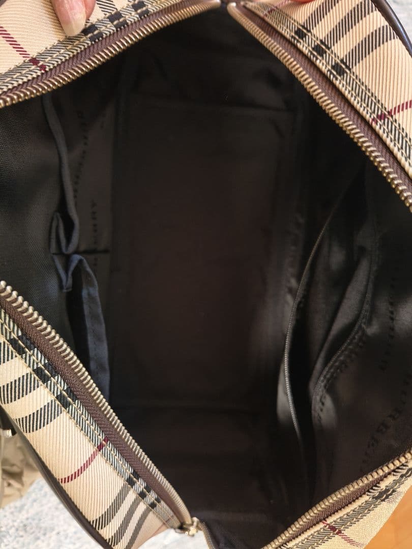 Burberry チェック柄 ハンドバッグ 中型