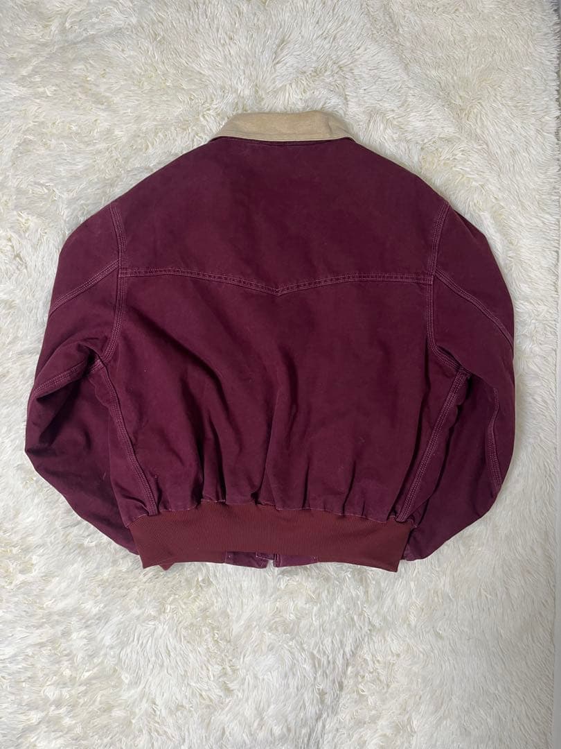 超希少】1996年 カーハート サンタフェジャケット JQ2246 ワイン
