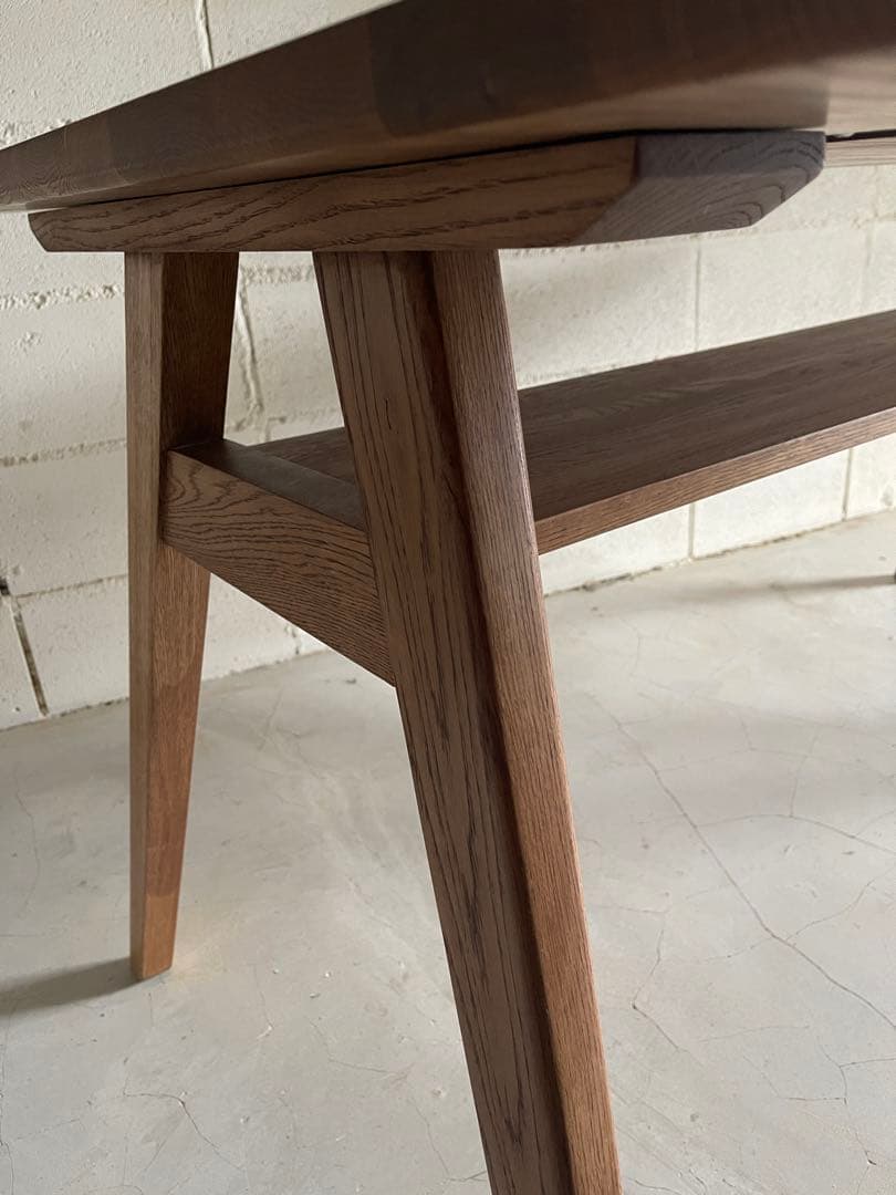 美品　unico ADDAY ウニコ　アディ　ダイニングテーブル オーク無垢材