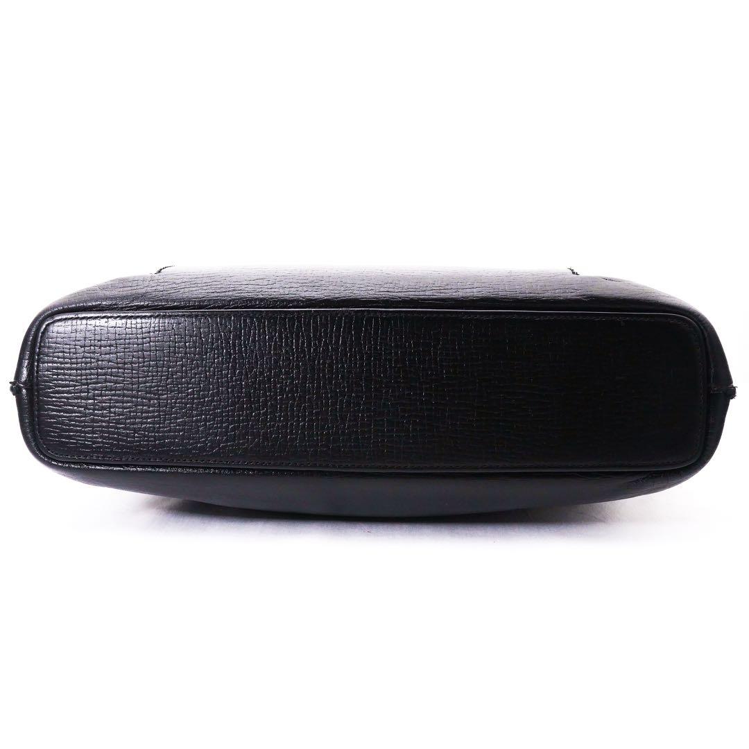 美品 LOEWE ロエベ レザー トートバッグ バッグ　黒 アナグラム ビジネス