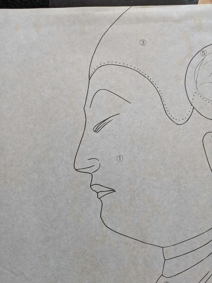 ★しゅんこう ちぎり絵製作キット(仏像３枚.散華.ポストカード.ゴールド額)