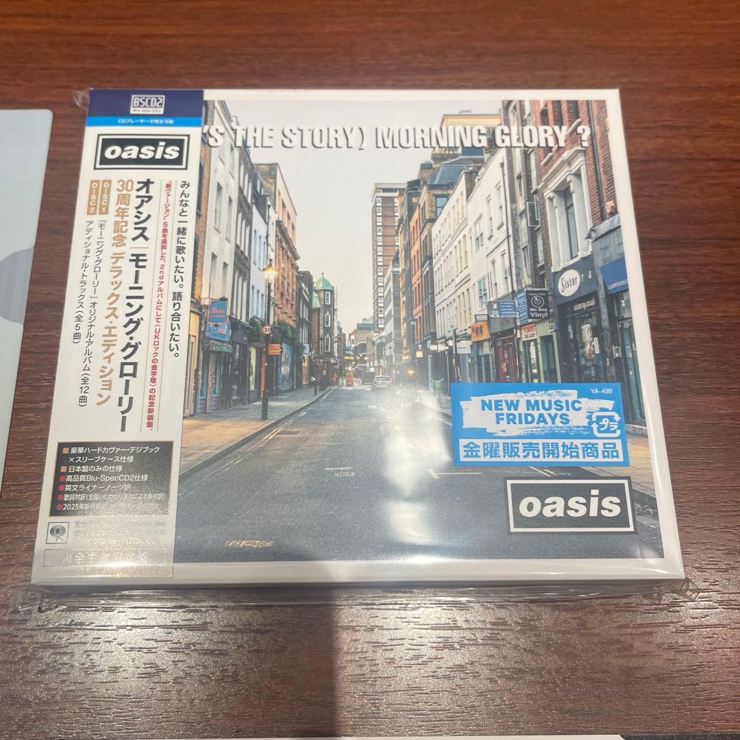 限定クリアファイル シリアルナンバー入りメモリアルチケット CD oasis