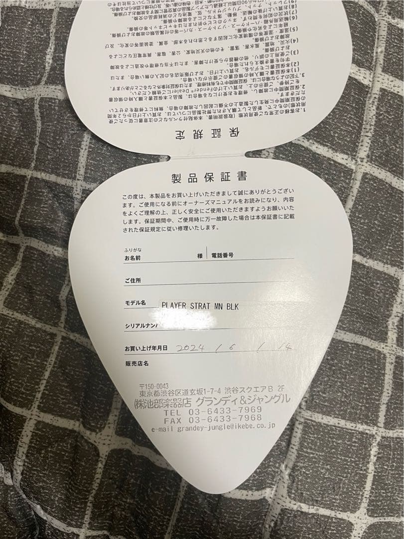 Fenderフェンダーmexico player