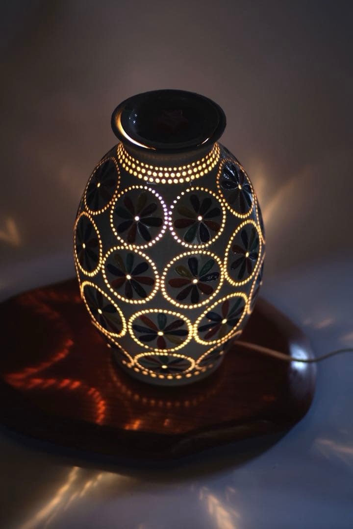 相談可 ハンドメイド 陶芸 花瓶 ランプシェード 雑貨 インテリア 置物