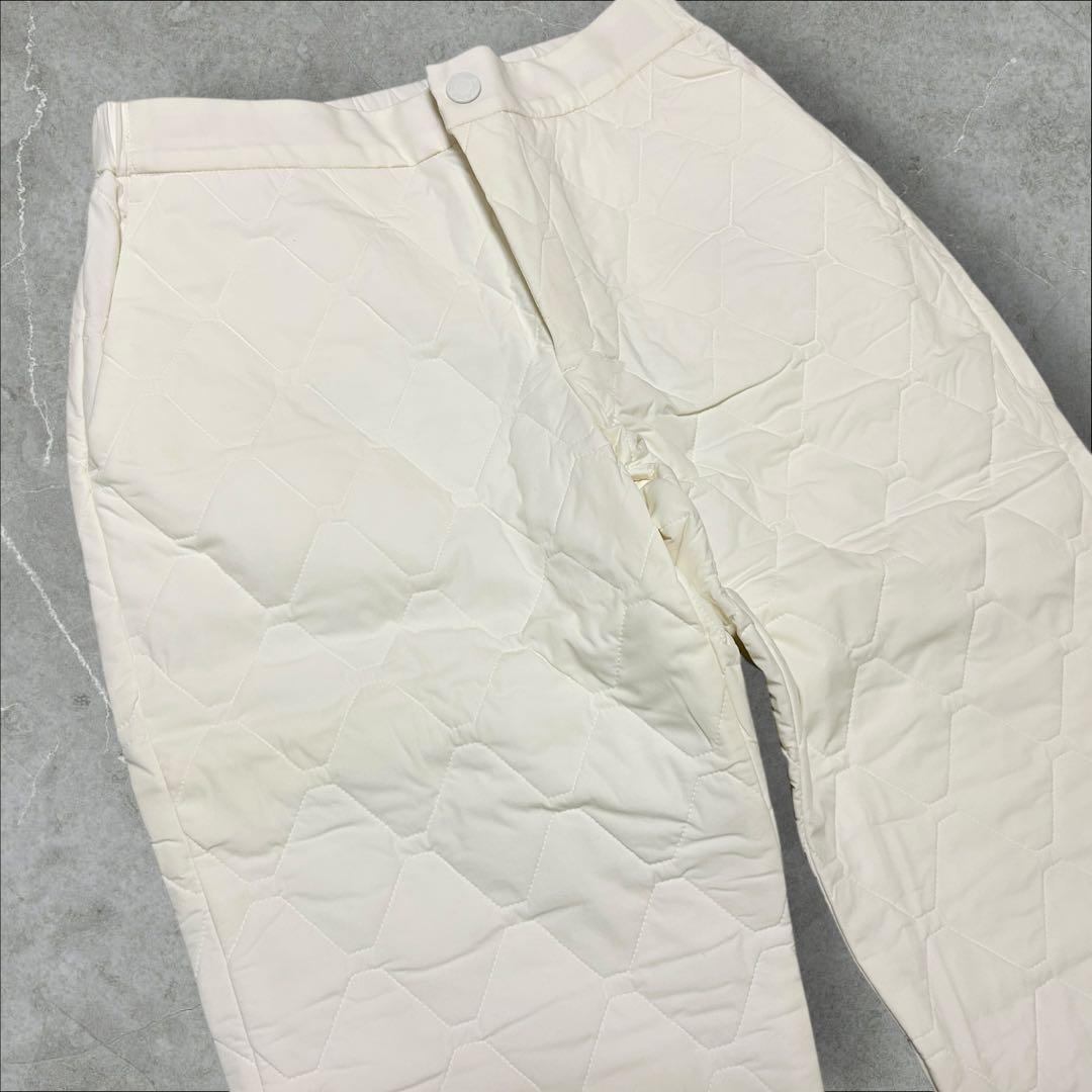 【新品未使用】23区ゴルフ M 冬最強防寒パンツ キルティング テーパードパンツ