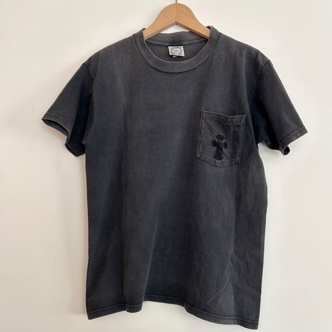 希少 】 90s 初期 USA製 クロムハーツ 刺繍 クロス Tシャツ - メルカリ