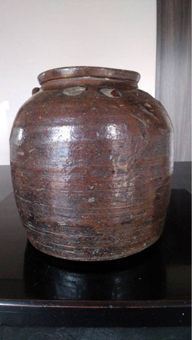 古瀬戸　瀬戸焼　アンティーク　六古窯　古美術　茶壷　古道具