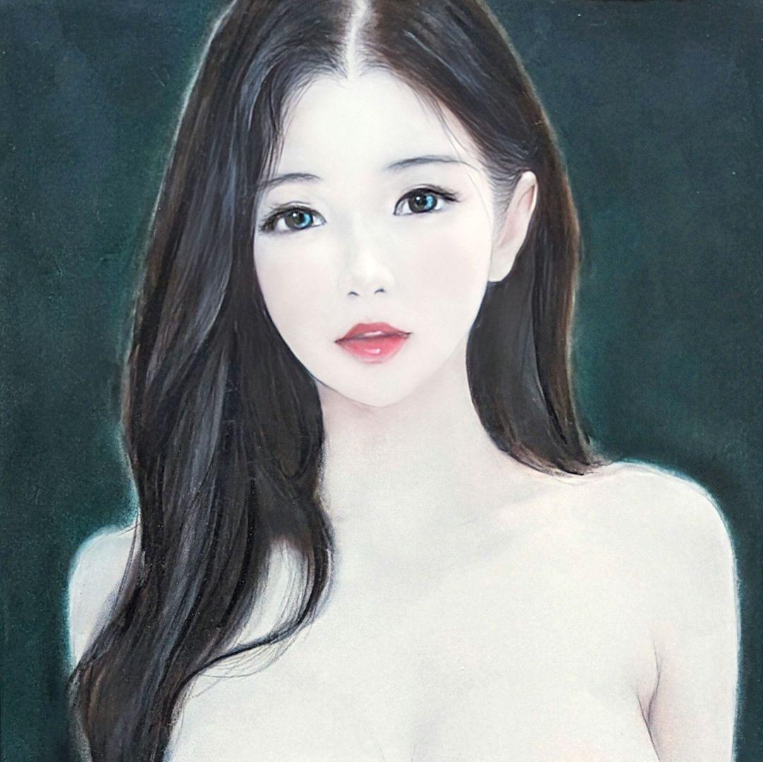 裸婦画 478 『妖精の恋人❤️』特大サイズ A3