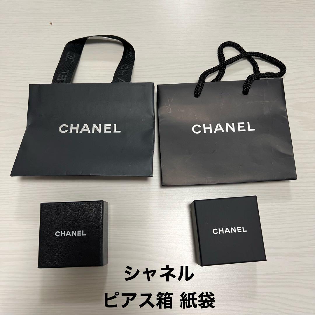 CHANEL ピアス 空箱 ボックス ラッピング ブラックボックス