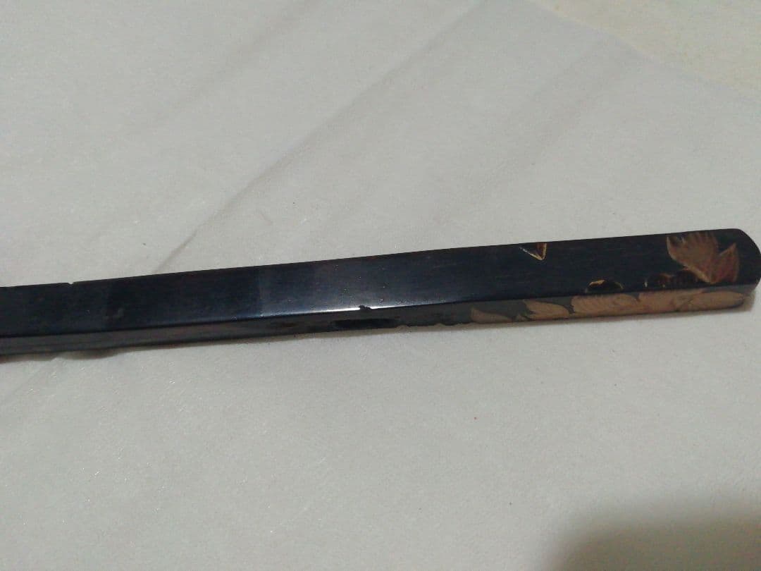 ♪蒔絵こうがい　かんざし　江戸　少々いたみが