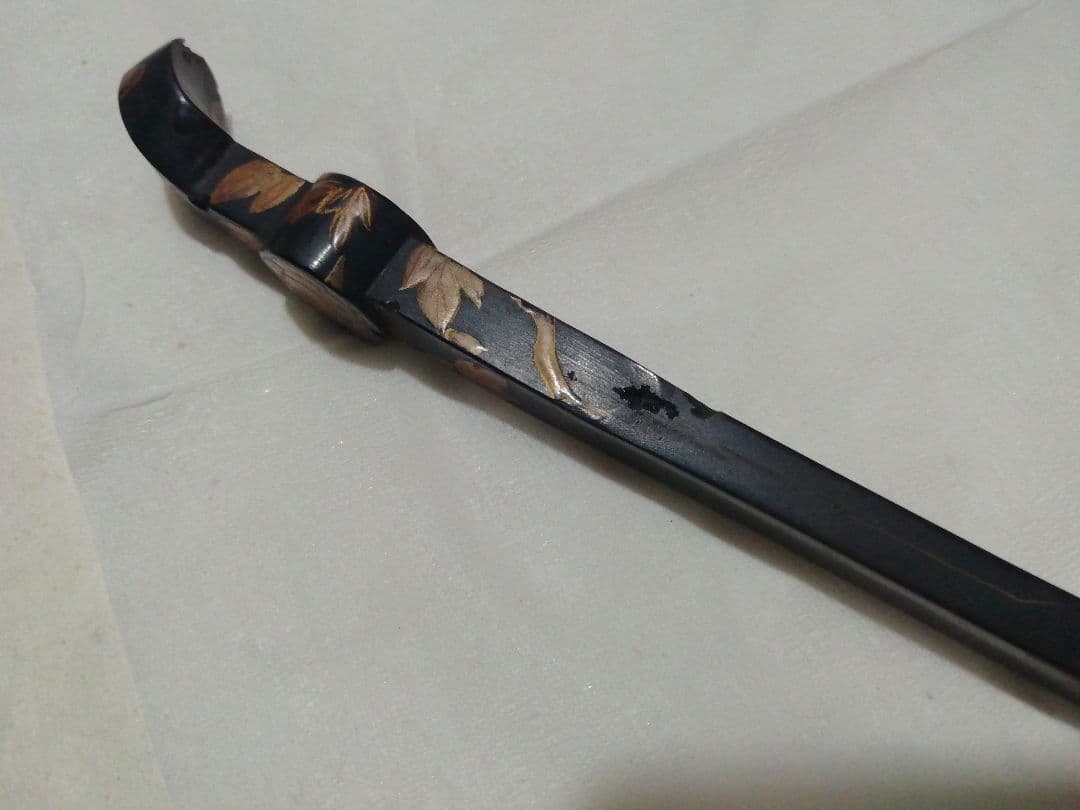 ♪蒔絵こうがい　かんざし　江戸　少々いたみが