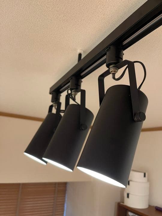 無印良品 スポットライト ブラック ダクトレール