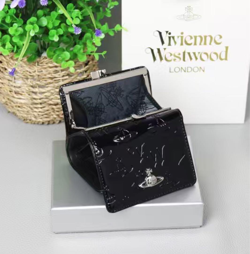Vivienne Westwood ヴィヴィアン 三つ折り財布 レザー(:’