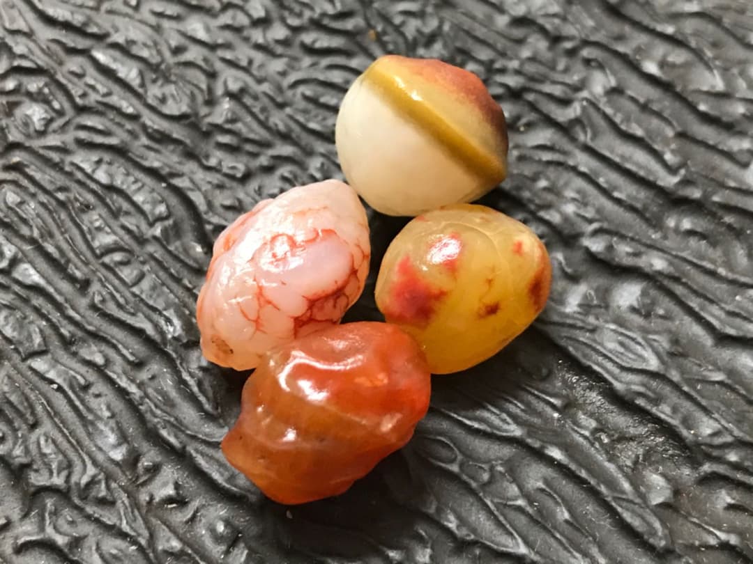 ゴビ石−574 ゴビ瑪瑙　原石　地表　血脈 ゴビ石−574 ゴビ瑪瑙 原石 地表 血脈