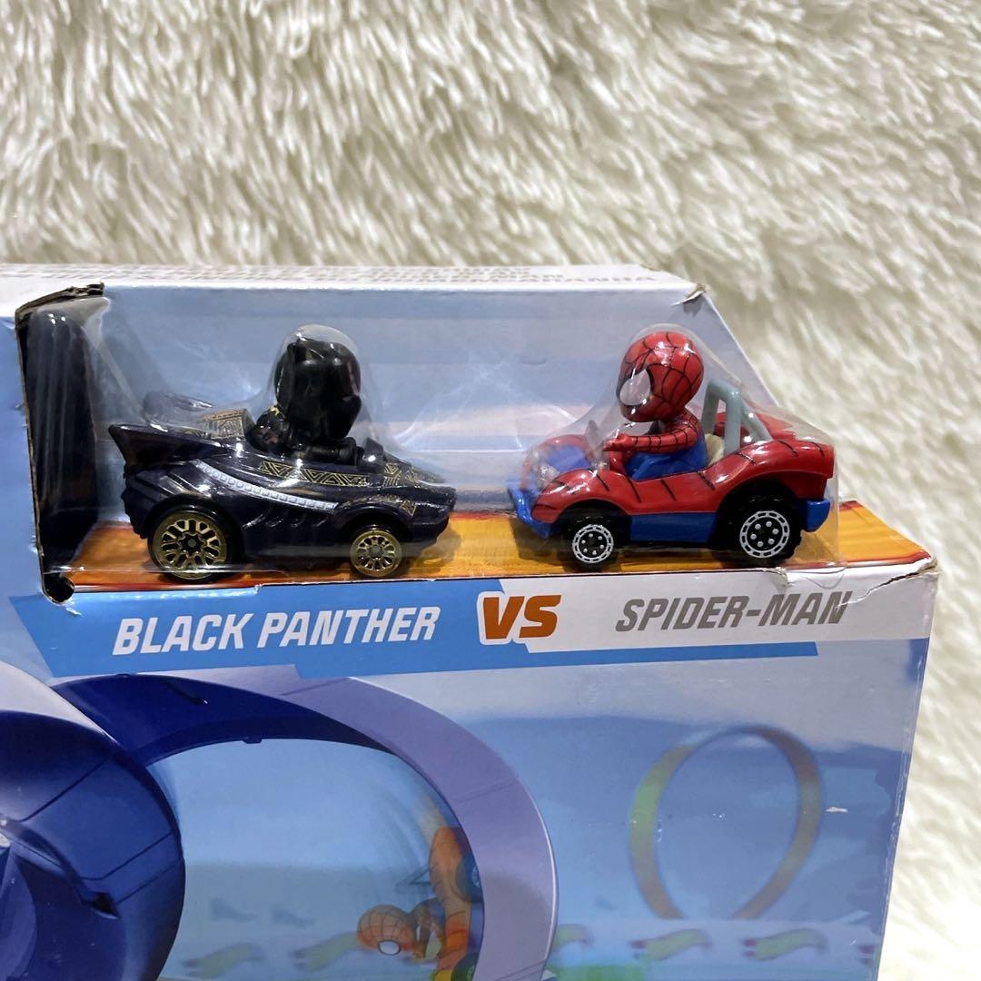 ホットウィール レーサーバース マーベル トラックセット スパイダーマン