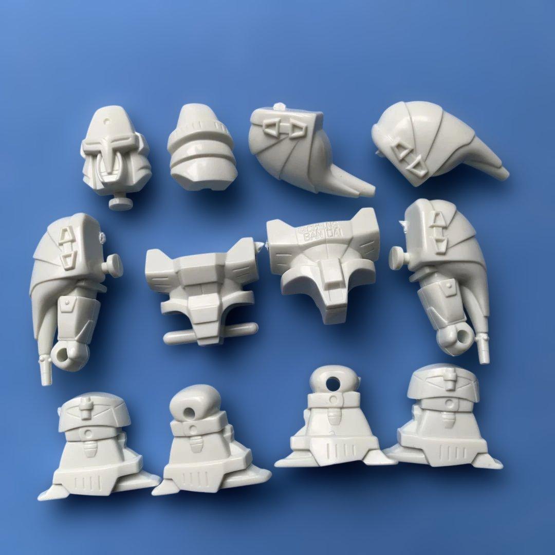 ☆レトロ エルガイム ガチャ プラモデル 未組立品 全8種コンプセット